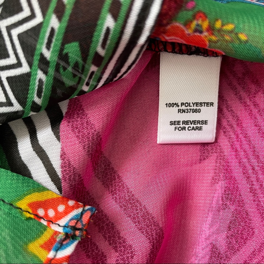 NWT colorful sheer kimono - Picture 3 of 5